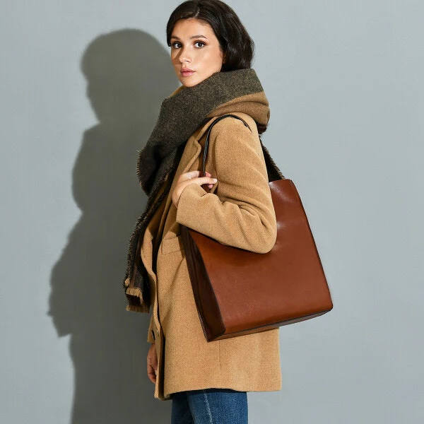 Shopping bag in cuoio - immagine 4