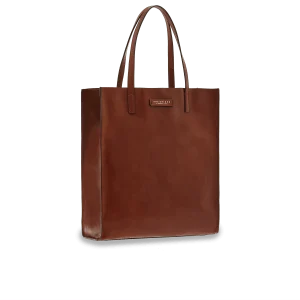 Shopping bag in cuoio