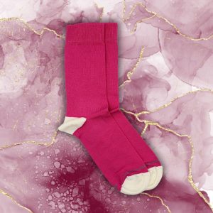Calzini metà polpaccio in Bambù – Fuxia