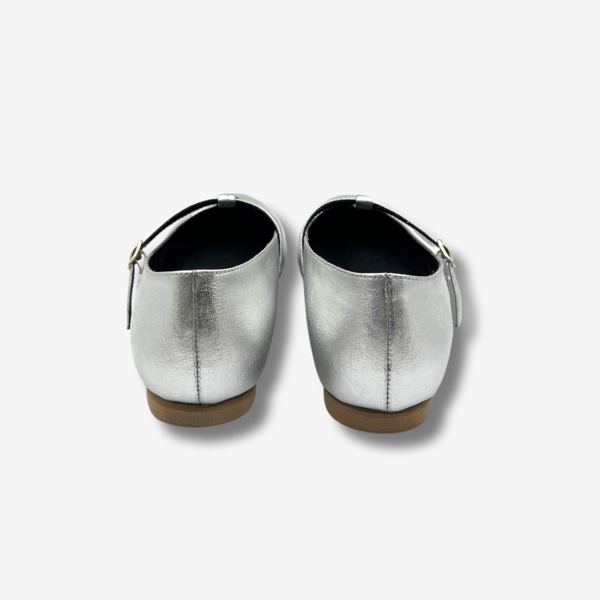 VANITY ballerina Mary Jane – Ohoskin – Silver - immagine 4