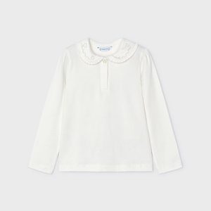 Polo colletto ricamo Better Cotton bambina – MAYORAL