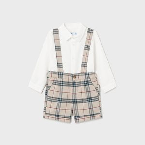 Completo pantaloncino e camicia neonato  – MAYORAL