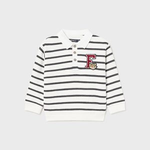 Felpa colletto a righe neonato – MAYORAL