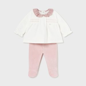 Completo ghettina e maglia colletto neonata – NEW BORN MAYORAL