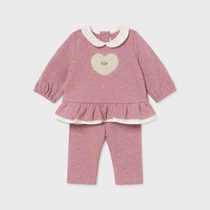 Completo pantalone e felpa volant neonata – NEW BORN MAYORAL