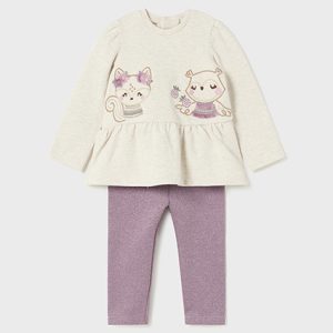 Completo leggings e felpa neonata – MAYORAL