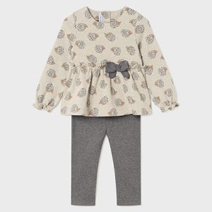 Completo leggings e felpa fiocco neonato – MAYORAL