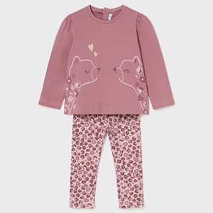 Completo leggings stampato e maglietta neonata – MAYORAL