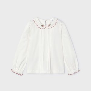 Blusa colletto ricamo bambina – MAYORAL