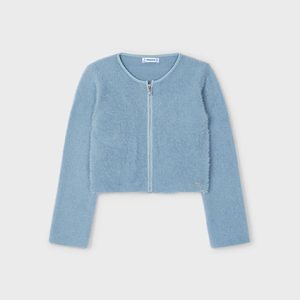 Cardigan in maglia cerniera bambina – MAYORAL