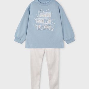 Completo leggings ciniglia e felpa bambina – MAYORAL