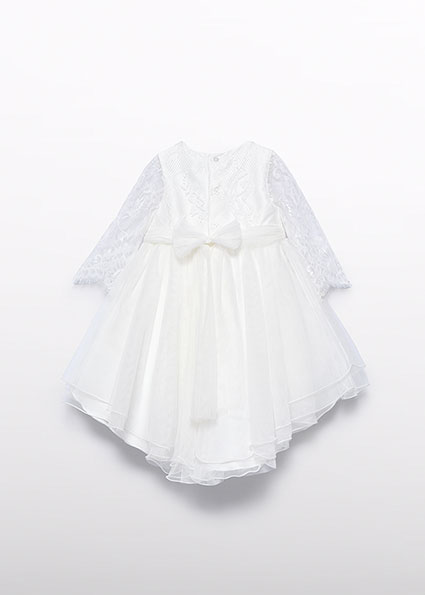 Abito pizzo neonata – ABEL & LULA - immagine 4