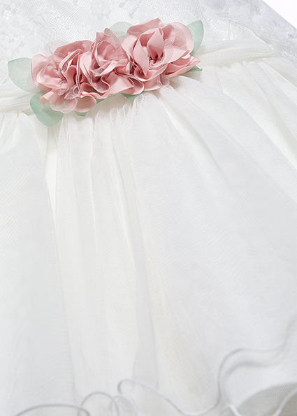 Abito pizzo neonata – ABEL & LULA - immagine 3