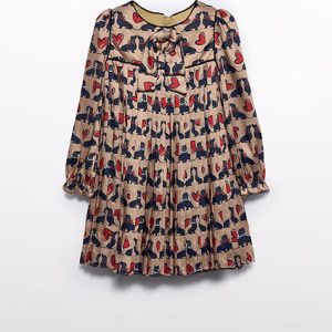 Abito combined quadri bambina – ABEL & LULA