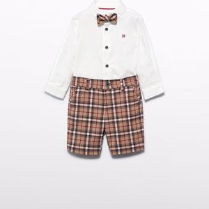 Completo camicia bermuda quadri – ABEL & LULA