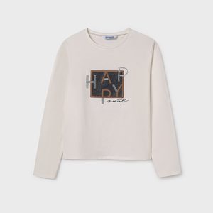 Maglietta scritta lustrini ragazza – MAYORAL