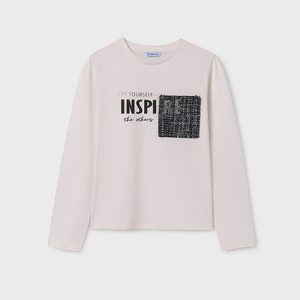 Maglietta tasca contrasto ragazza – MAYORAL