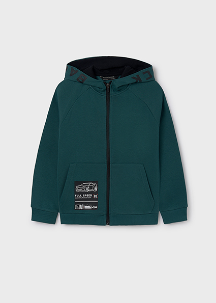 Felpa scritta cappuccio ragazzo – MAYORAL