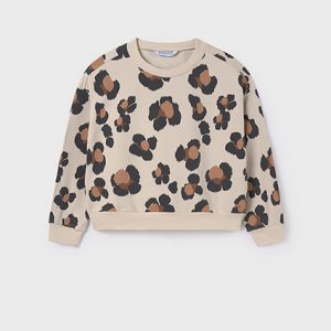 Felpa maniche palloncino ragazza- MAYORAL