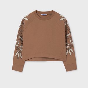 Felpa dettaglio maniche ragazza – MAYORAL