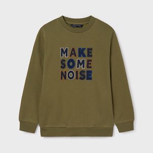 Felpa scritto ricamo ragazzo – MAYORAL