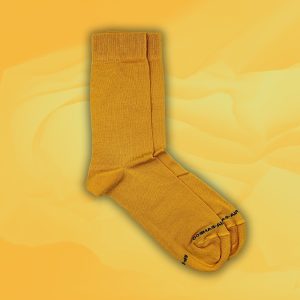 Calzini metà polpaccio in Bambù – Giallo