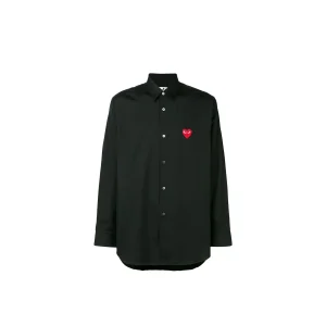 CDG Play Heart Patch Shirt