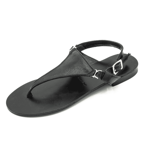 Sandalo donna nero Maldive