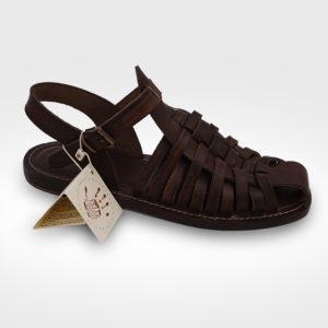 Sandalo Arno da Uomo chiuso in cuoio Flex realizzato per Elio