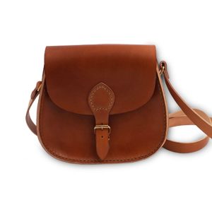 Borsa artigianale in Vera Pelle “Tolfa” media