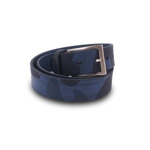 Cintura cuoio Mod. Mimetico altezza 3.5 cm