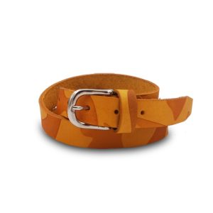 Cintura cuoio Mod. Mimetico altezza 2.5 cm