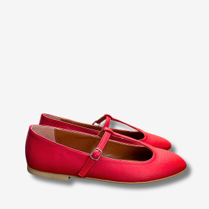 VANITY ballerina Mary Jane – Ohoskin – Rossa