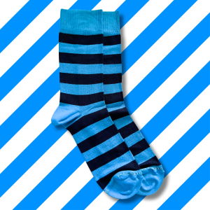 Calzini metà polpaccio in Bambù – Fasce cele_blu