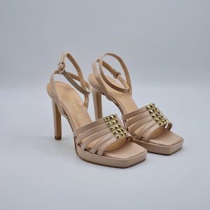 Nacrèe SANDALO DONNA PLATEAU NUDE