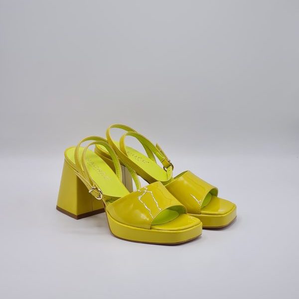 Nacrèe SANDALO PLATEAU VERNICE LIME - immagine 2