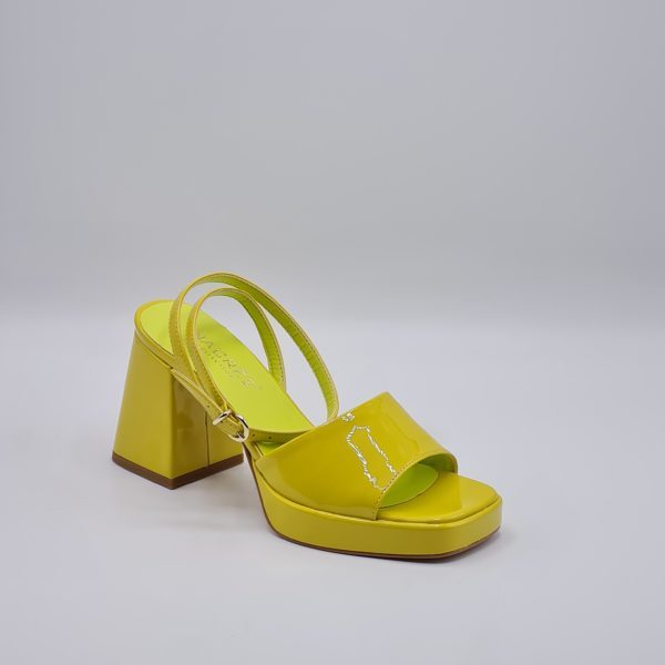 Nacrèe SANDALO PLATEAU VERNICE LIME - immagine 3