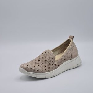 ENVAL SOFT SCARPA SLEEP-ON PELLE TRAFORATA BEIGE
