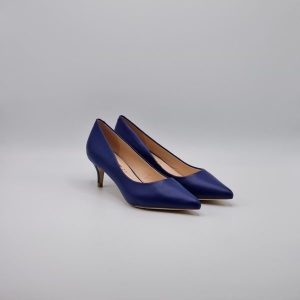 KEYS DECOLLETTE’ PELLE BLU