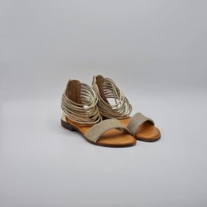 IGI&CO SANDALO DONNA PELLE PLATINO