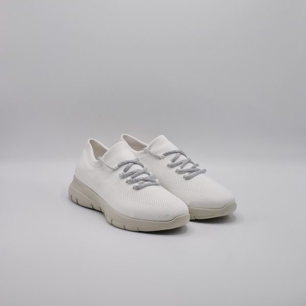 FRAU SNEAKER A CALZINO IN TESSUTO EXTRA LIGHT BIANCO