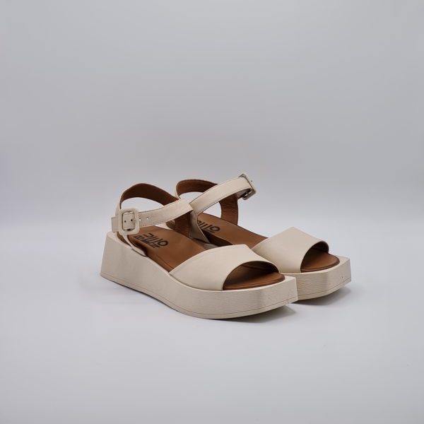 BUENO SANDALO DONNA PLATFORM CREMA - immagine 2