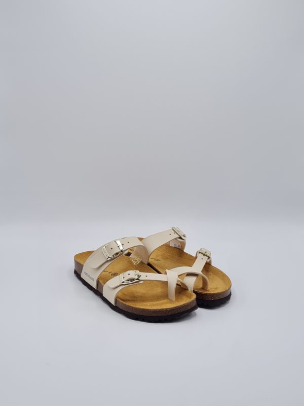 GRUNLAND CIABATTA DONNA INFRAPOLLICE BEIGE - immagine 3