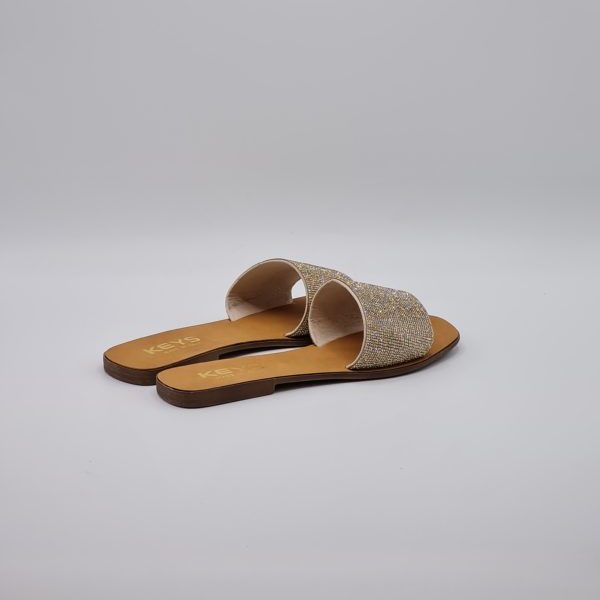 KEYS CIABATTINA BASSA GLITTER PLATINO - immagine 4