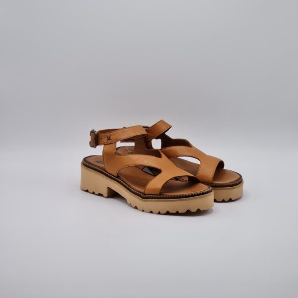 BUENO SANDALO DONNA PELLE CUOIO - immagine 2