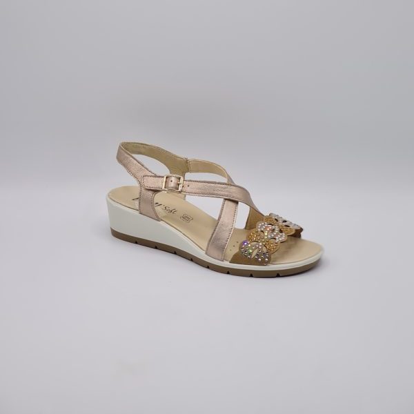 ENVAL SOFT SANDALO DONNA CONFORT PLATINO - immagine 3