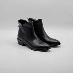 SHADDY STIVALETTO PELLE NERO