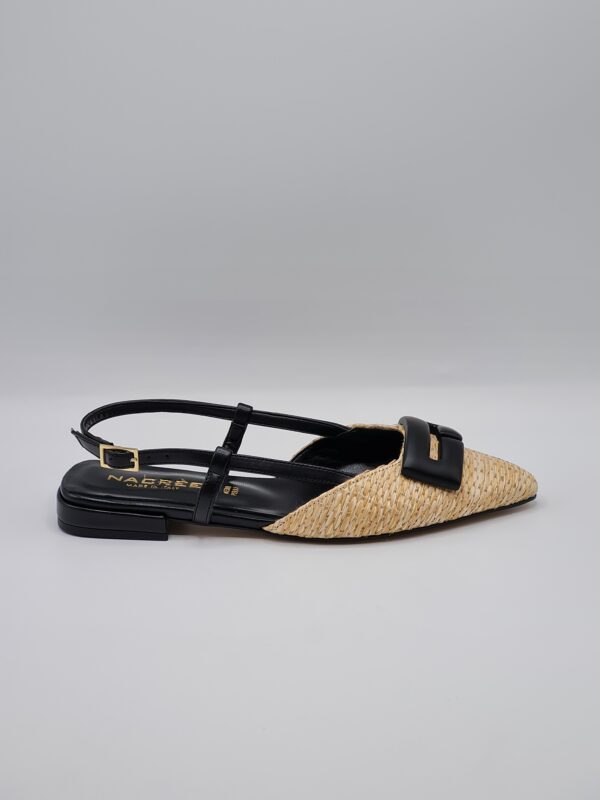 Nacrèe SCARPA SANDALO RAFFIA BEIGE - immagine 3