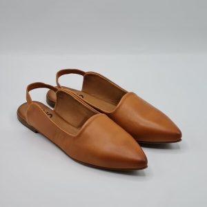 BUENO SCARPA SANDALO PELLE CUOIO