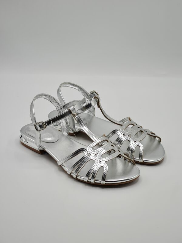 KEYS SANDALO DONNA BASSO ARGENTO
